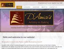 Tablet Screenshot of damicis.com